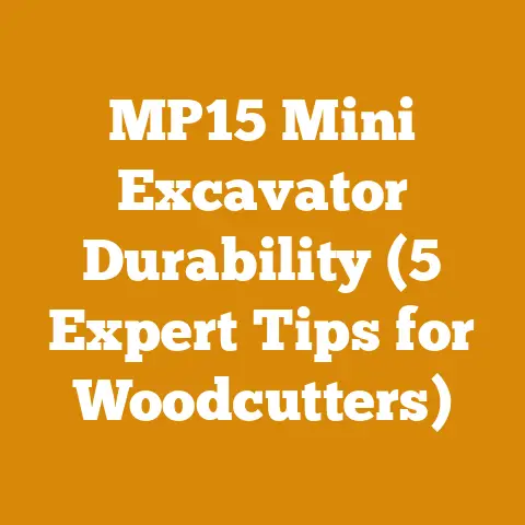 MP15 Mini Excavator Durability (5 Expert Tips for Woodcutters)