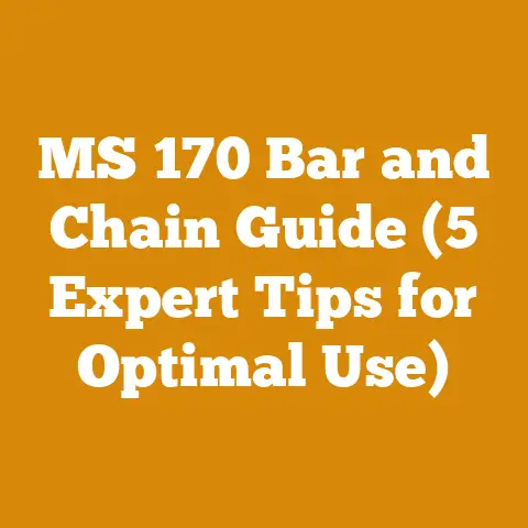 MS 170 Bar and Chain Guide (5 Expert Tips for Optimal Use)