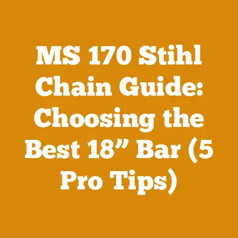 MS 170 Stihl Chain Guide: Choosing the Best 18” Bar (5 Pro Tips)