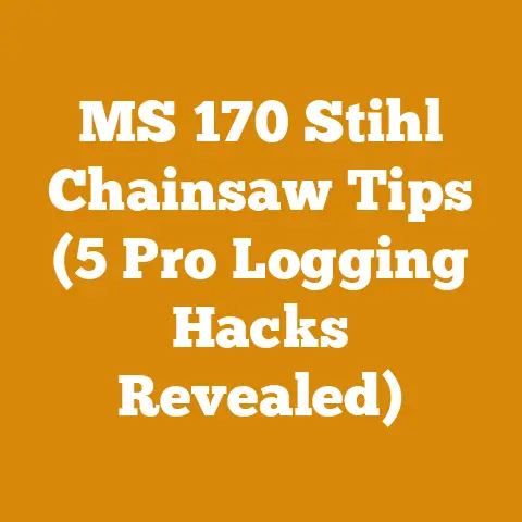 MS 170 Stihl Chainsaw Tips (5 Pro Logging Hacks Revealed)