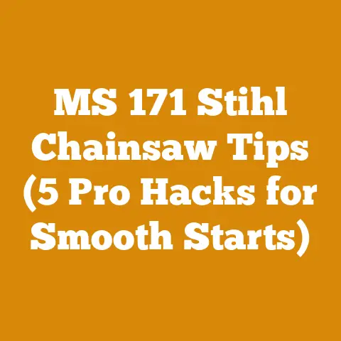 MS 171 Stihl Chainsaw Tips (5 Pro Hacks for Smooth Starts)