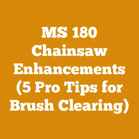 MS 180 Chainsaw Enhancements (5 Pro Tips for Brush Clearing)