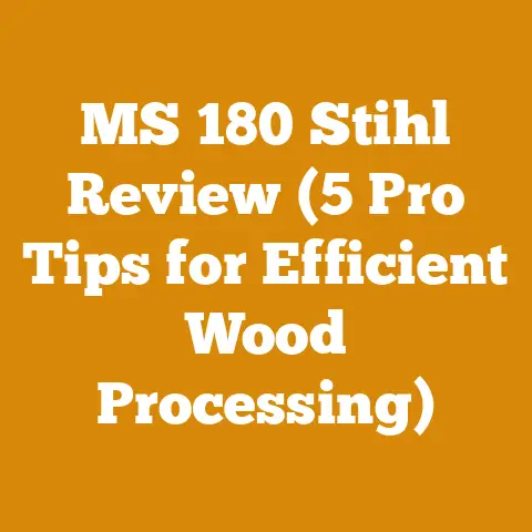 MS 180 Stihl Review (5 Pro Tips for Efficient Wood Processing)