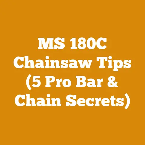 MS 180C Chainsaw Tips (5 Pro Bar & Chain Secrets)