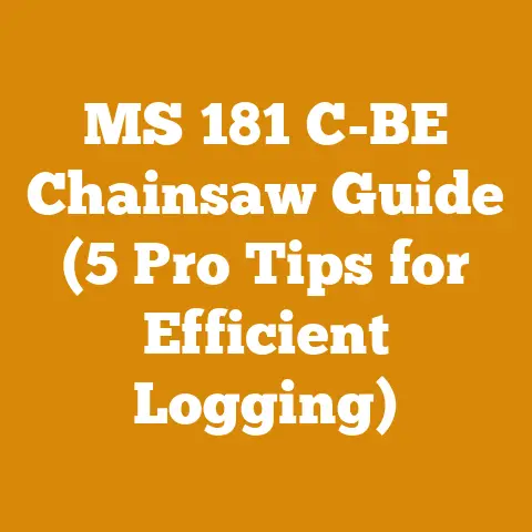 MS 181 C-BE Chainsaw Guide (5 Pro Tips for Efficient Logging)