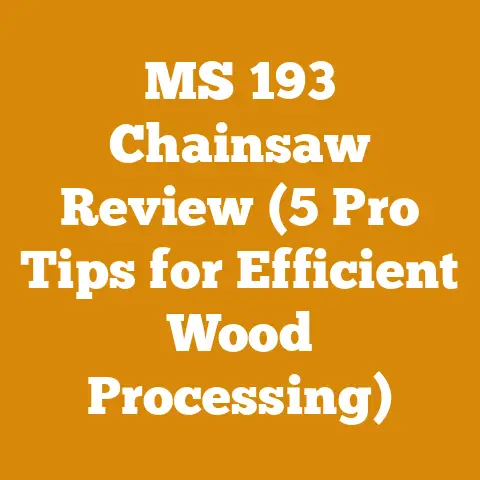 MS 193 Chainsaw Review (5 Pro Tips for Efficient Wood Processing)