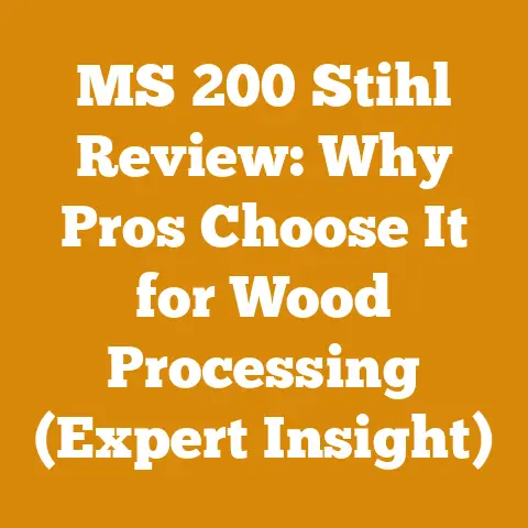 MS 200 Stihl Review: Why Pros Choose It for Wood Processing (Expert Insight)