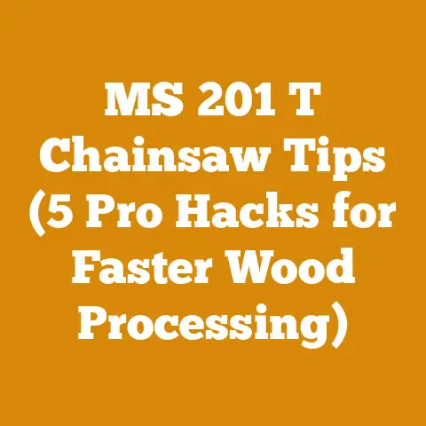 MS 201 T Chainsaw Tips (5 Pro Hacks for Faster Wood Processing)