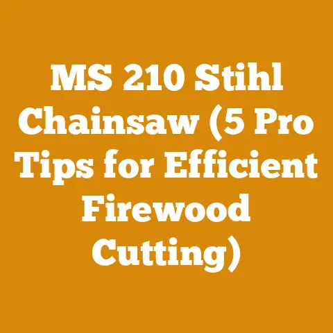 MS 210 Stihl Chainsaw (5 Pro Tips for Efficient Firewood Cutting)