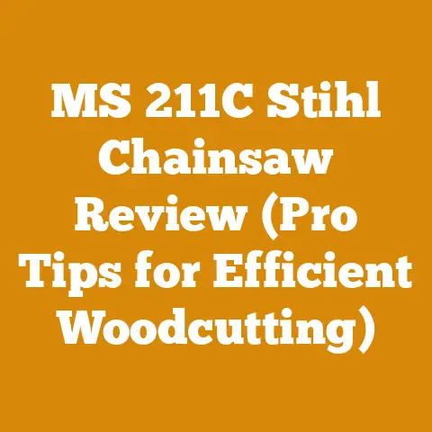 MS 211C Stihl Chainsaw Review (Pro Tips for Efficient Woodcutting)