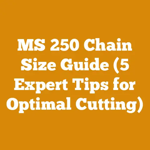 MS 250 Chain Size Guide (5 Expert Tips for Optimal Cutting)