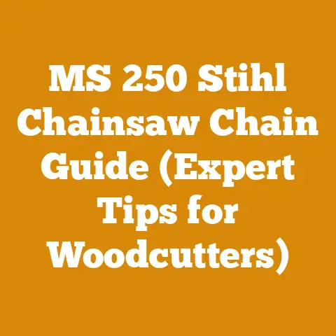 MS 250 Stihl Chainsaw Chain Guide (Expert Tips for Woodcutters)