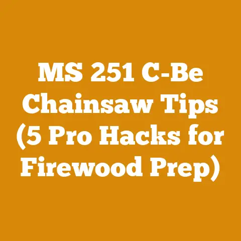 MS 251 C-Be Chainsaw Tips (5 Pro Hacks for Firewood Prep)