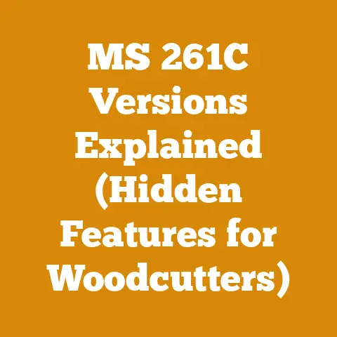 MS 261C Versions Explained (Hidden Features for Woodcutters)