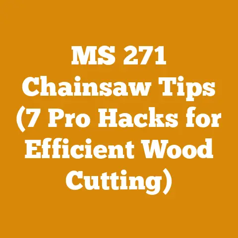 MS 271 Chainsaw Tips (7 Pro Hacks for Efficient Wood Cutting)