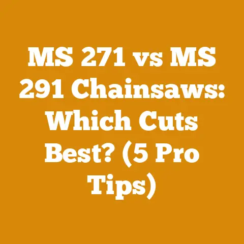 MS 271 vs MS 291 Chainsaws: Which Cuts Best? (5 Pro Tips)