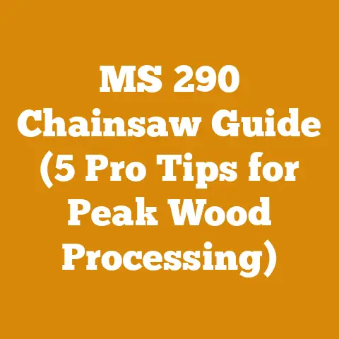 MS 290 Chainsaw Guide (5 Pro Tips for Peak Wood Processing)