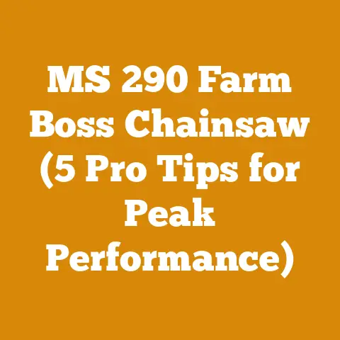 MS 290 Farm Boss Chainsaw (5 Pro Tips for Peak Performance)