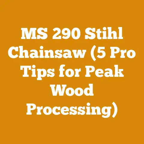MS 290 Stihl Chainsaw (5 Pro Tips for Peak Wood Processing)