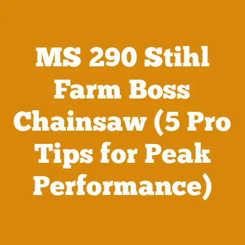 MS 290 Stihl Farm Boss Chainsaw (5 Pro Tips for Peak Performance)