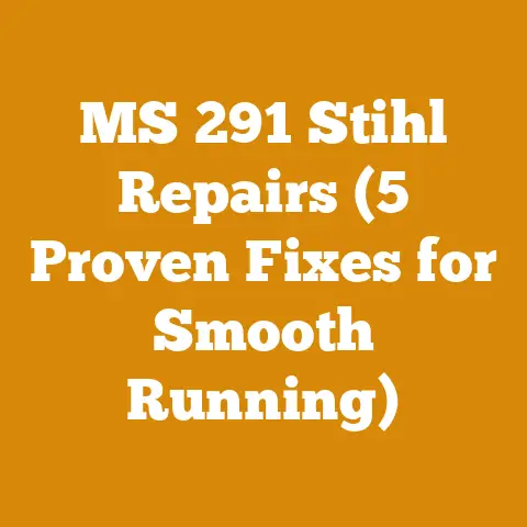 MS 291 Stihl Repairs (5 Proven Fixes for Smooth Running)