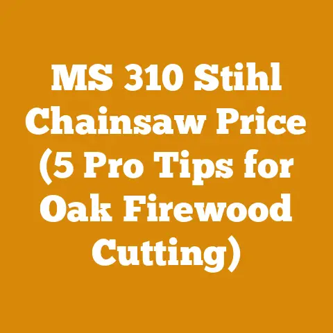 MS 310 Stihl Chainsaw Price (5 Pro Tips for Oak Firewood Cutting)
