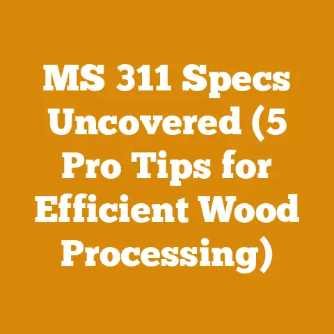MS 311 Specs Uncovered (5 Pro Tips for Efficient Wood Processing)