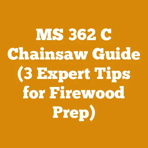 MS 362 C Chainsaw Guide (3 Expert Tips for Firewood Prep)