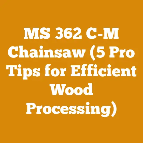 MS 362 C-M Chainsaw (5 Pro Tips for Efficient Wood Processing)