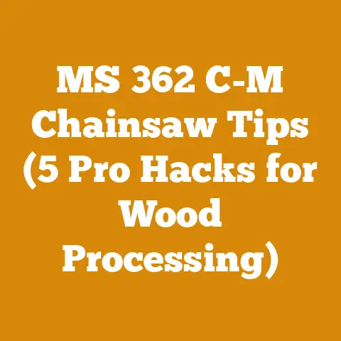 MS 362 C-M Chainsaw Tips (5 Pro Hacks for Wood Processing)