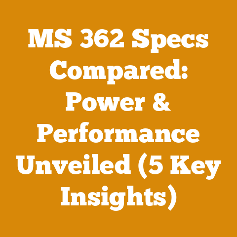 MS 362 Specs Compared: Power & Performance Unveiled (5 Key Insights)