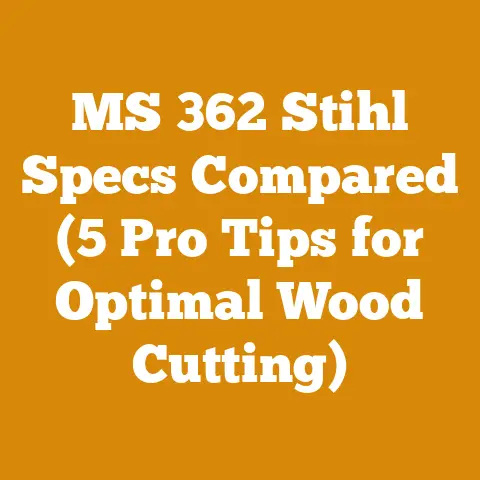 MS 362 Stihl Specs Compared (5 Pro Tips for Optimal Wood Cutting)