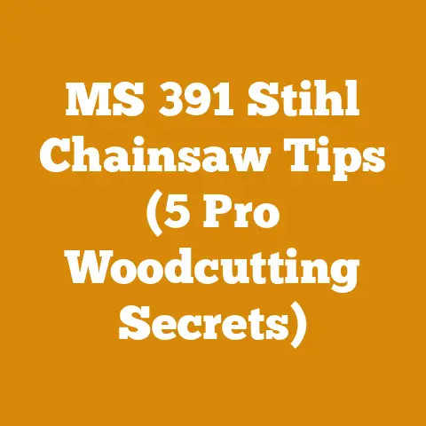 MS 391 Stihl Chainsaw Tips (5 Pro Woodcutting Secrets)