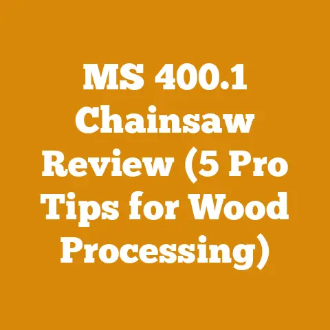MS 400.1 Chainsaw Review (5 Pro Tips for Wood Processing)