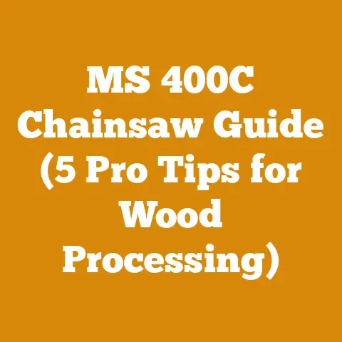 MS 400C Chainsaw Guide (5 Pro Tips for Wood Processing)