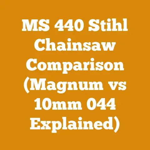 MS 440 Stihl Chainsaw Comparison (Magnum vs 10mm 044 Explained)