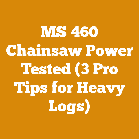 MS 460 Chainsaw Power Tested (3 Pro Tips for Heavy Logs)