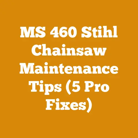 MS 460 Stihl Chainsaw Maintenance Tips (5 Pro Fixes)