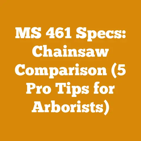 MS 461 Specs: Chainsaw Comparison (5 Pro Tips for Arborists)