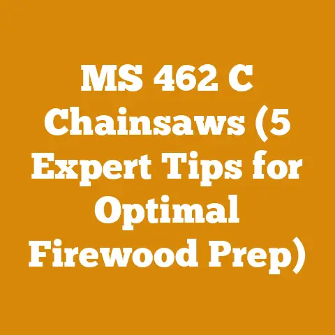 MS 462 C Chainsaws (5 Expert Tips for Optimal Firewood Prep)