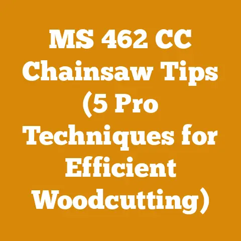 MS 462 CC Chainsaw Tips (5 Pro Techniques for Efficient Woodcutting)