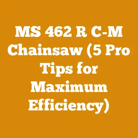 MS 462 R C-M Chainsaw (5 Pro Tips for Maximum Efficiency)