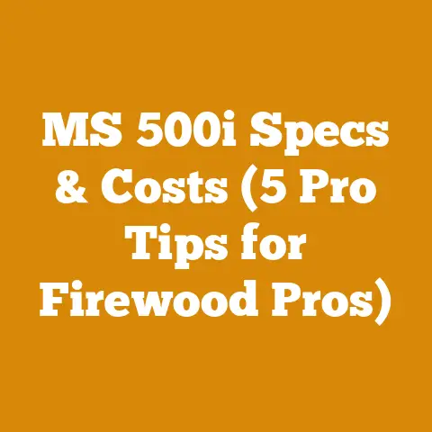 MS 500i Specs & Costs (5 Pro Tips for Firewood Pros)