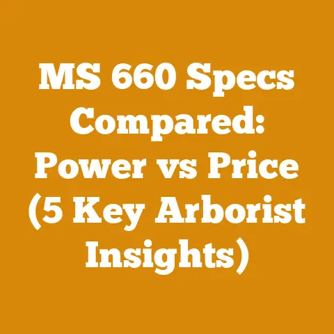 MS 660 Specs Compared: Power vs Price (5 Key Arborist Insights)