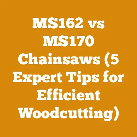 MS162 vs MS170 Chainsaws (5 Expert Tips for Efficient Woodcutting)