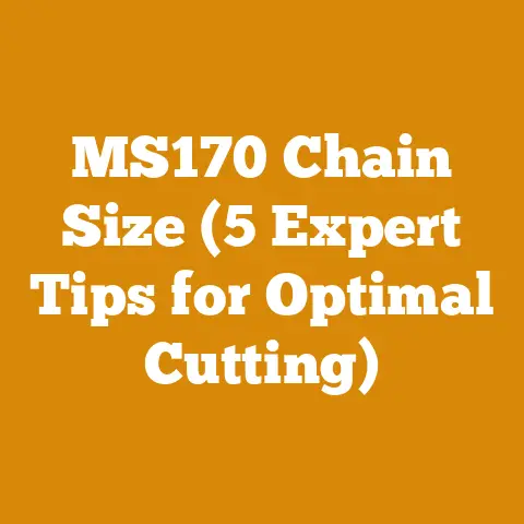 MS170 Chain Size (5 Expert Tips for Optimal Cutting)