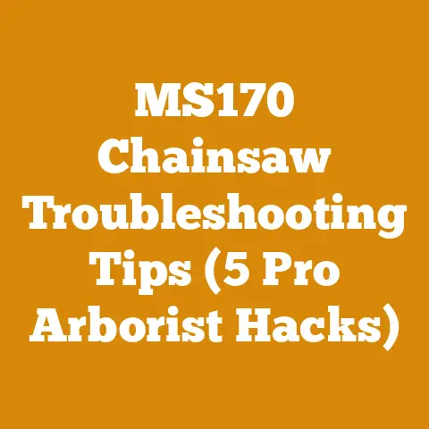 MS170 Chainsaw Troubleshooting Tips (5 Pro Arborist Hacks)