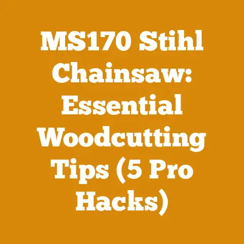 MS170 Stihl Chainsaw: Essential Woodcutting Tips (5 Pro Hacks)