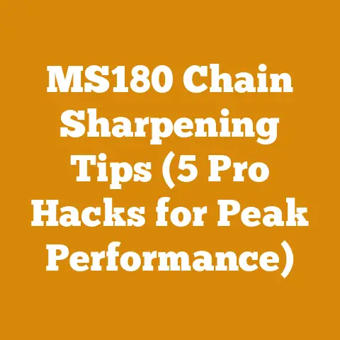 MS180 Chain Sharpening Tips (5 Pro Hacks for Peak Performance)