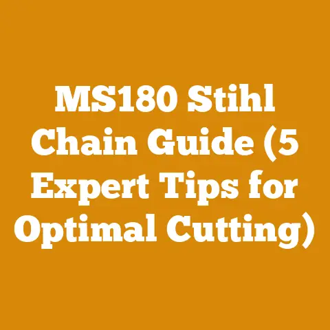 MS180 Stihl Chain Guide (5 Expert Tips for Optimal Cutting)